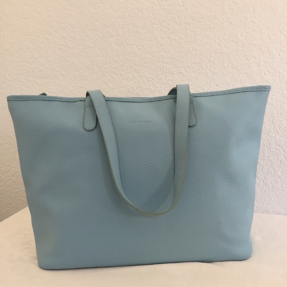 Jack George large blue leather tote - Picture 5 of 12
